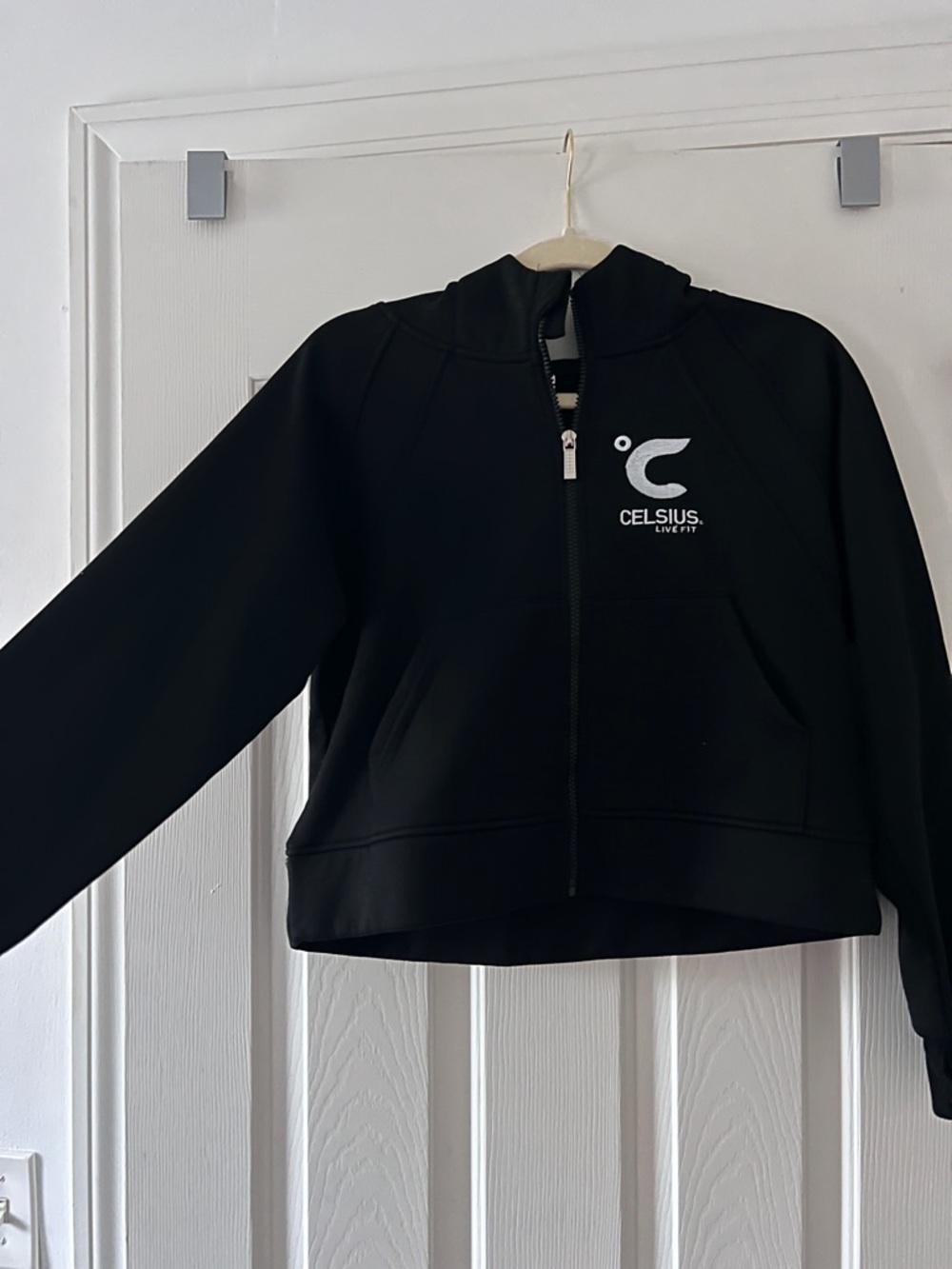 New Celsius Live Fit Black Zip-Up Hoodie